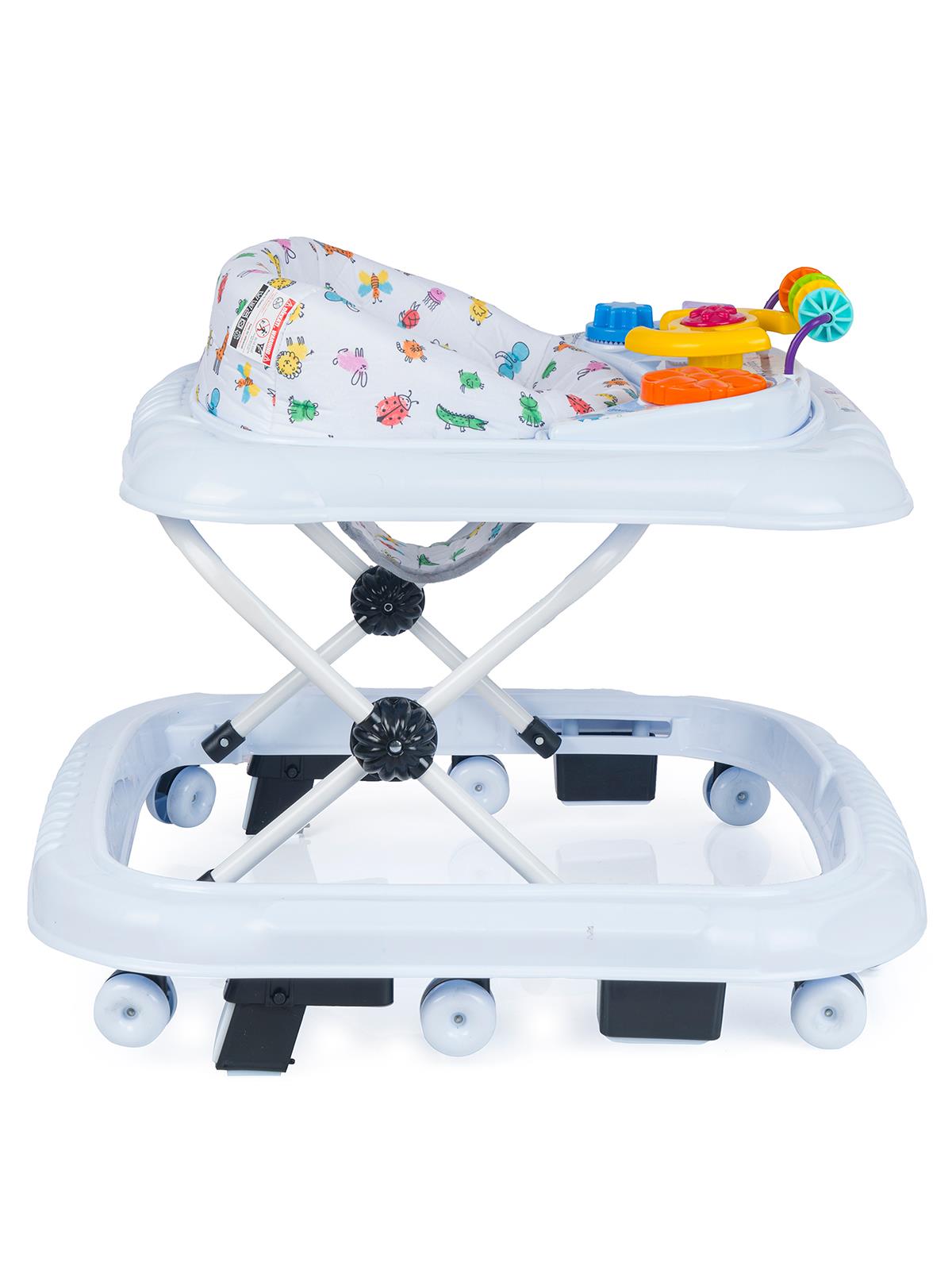 Baby Force Kornalı Yürüteç - Beyaz