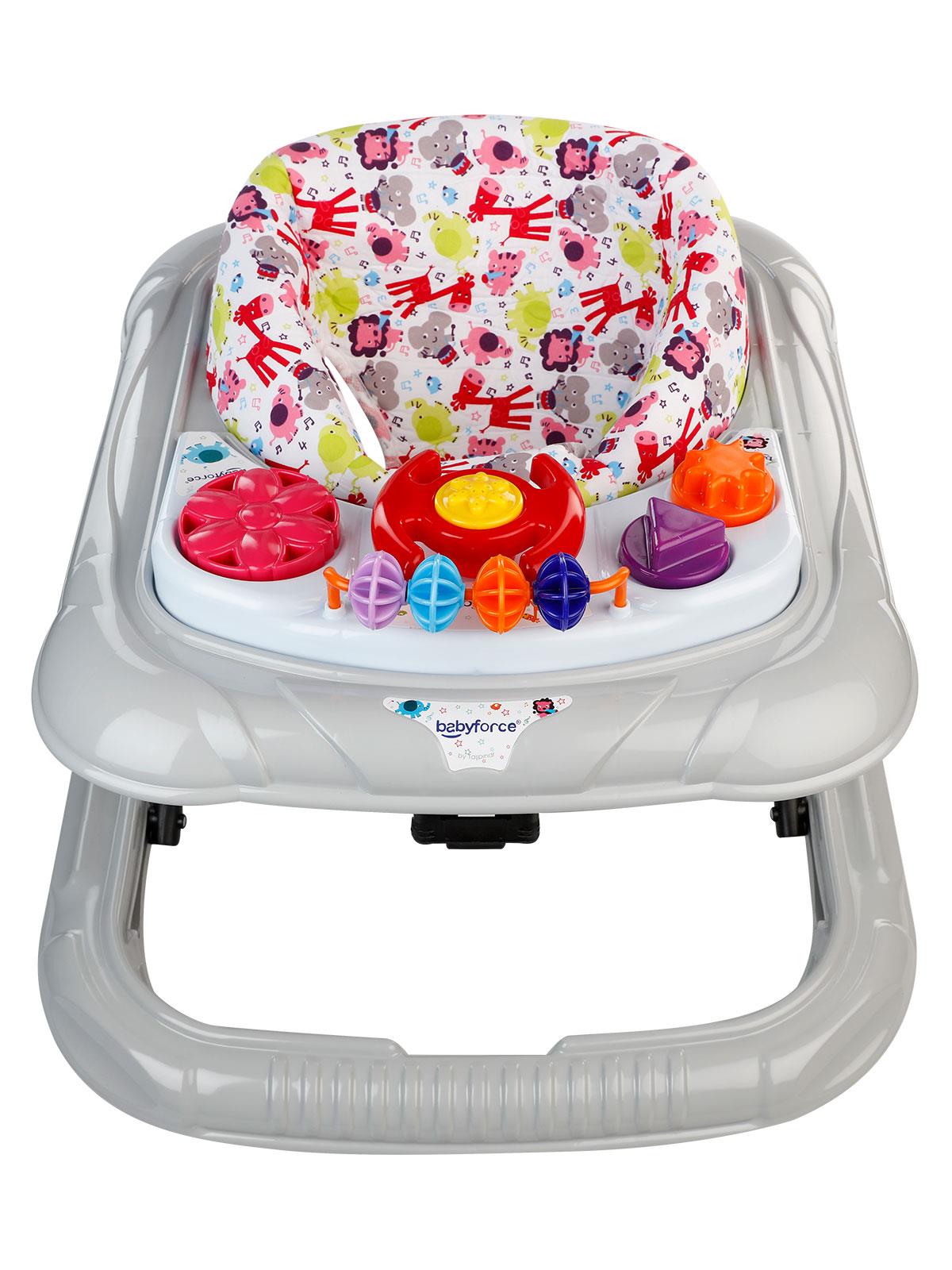 Baby Force Kornalı Yürüteç - Gri