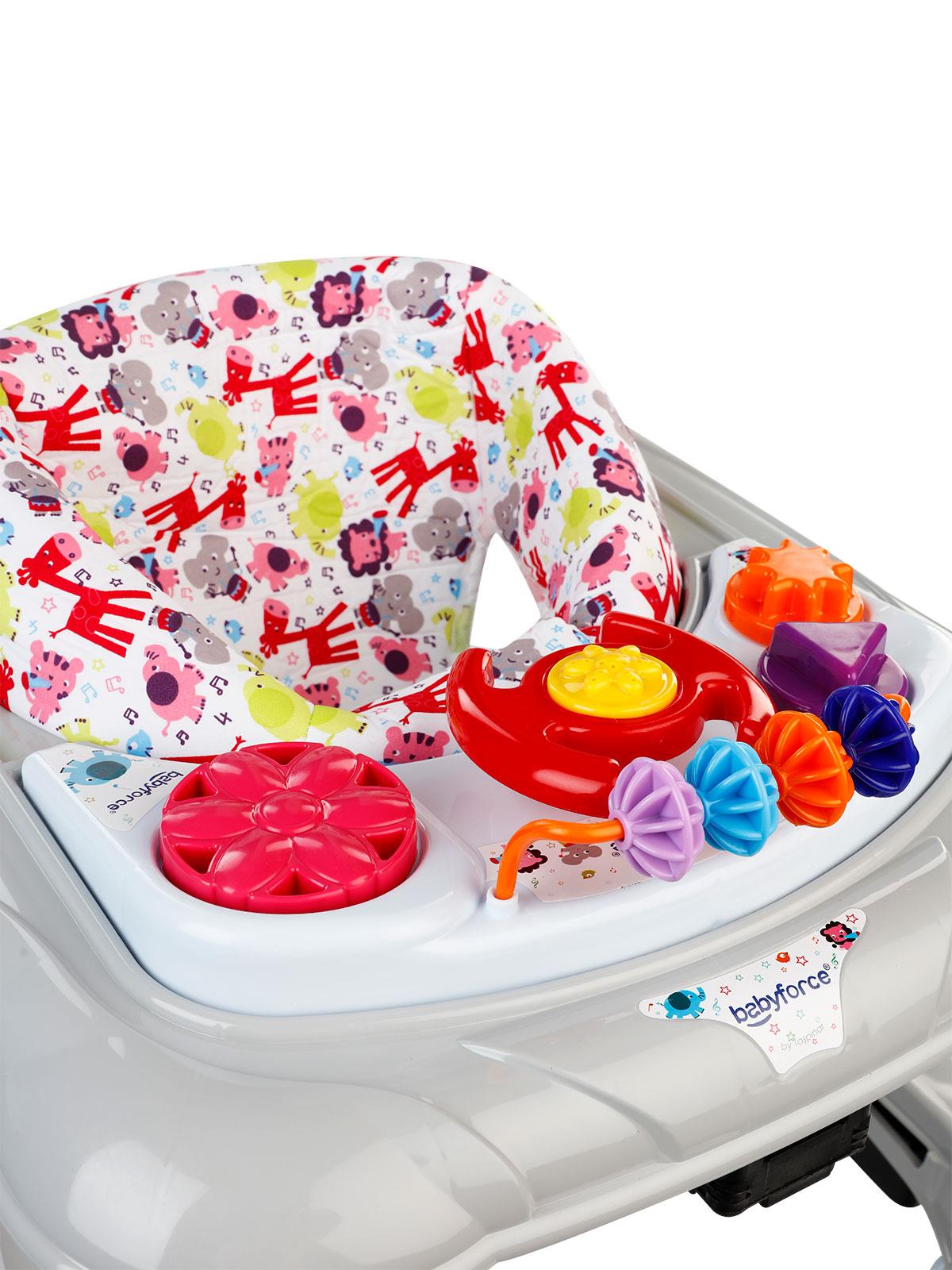 Baby Force Kornalı Yürüteç - Gri