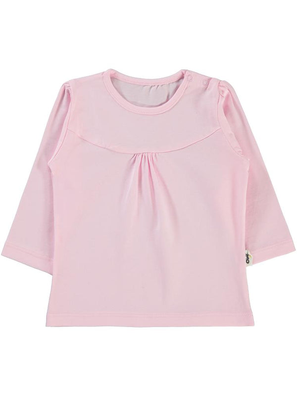 Civil Baby Önü Parçalı 6-18 Ay Kız Tek Üst - Pembe