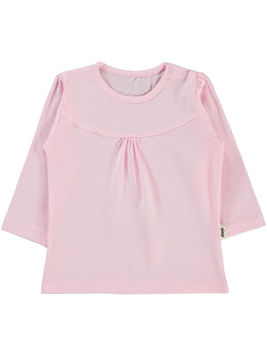 Civil Baby Önü Parçalı 6-18 Ay Kız Tek Üst - Pembe