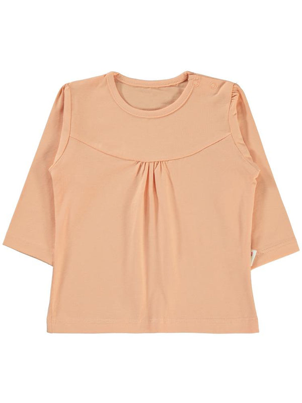 Civil Baby Önü Parçalı 6-18 Ay Kız Tek Üst - Pudra