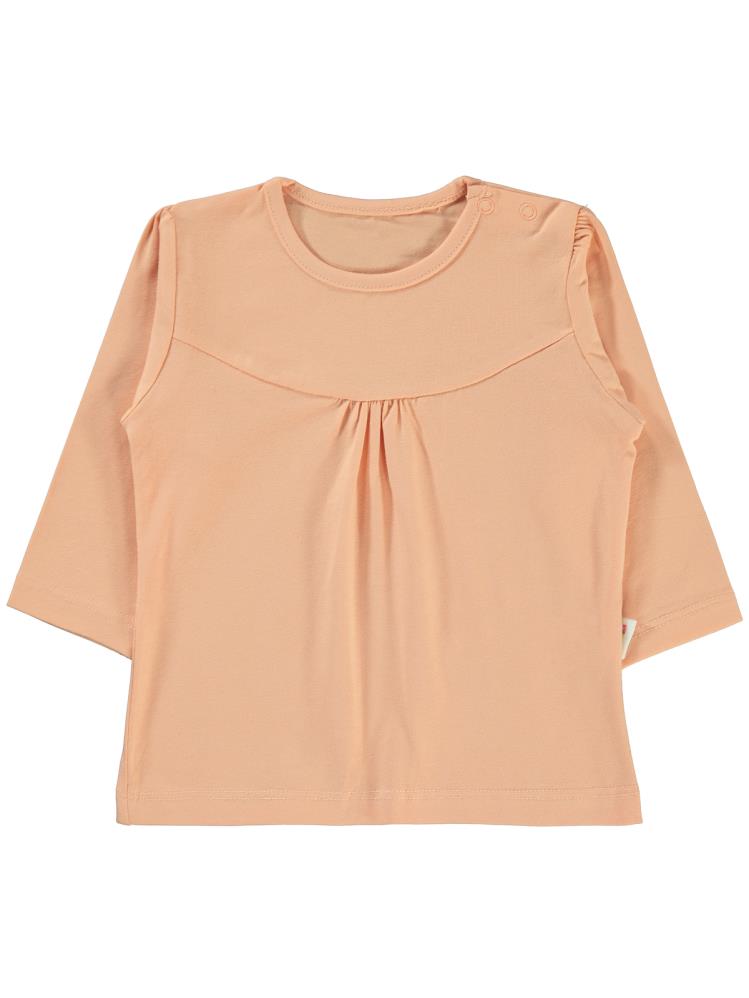 Civil Baby Önü Parçalı 6-18 Ay Kız Tek Üst - Pudra