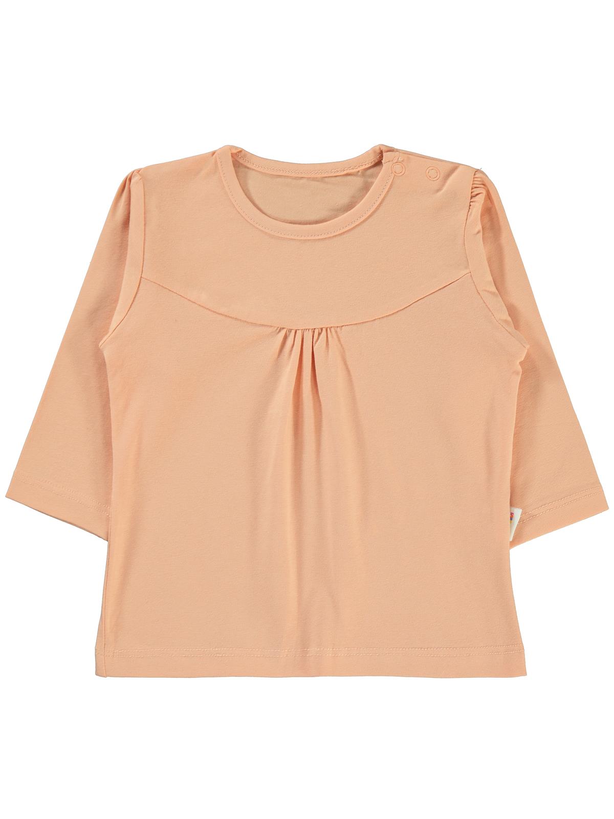 Civil Baby Önü Parçalı 6-18 Ay Kız Tek Üst - Pudra