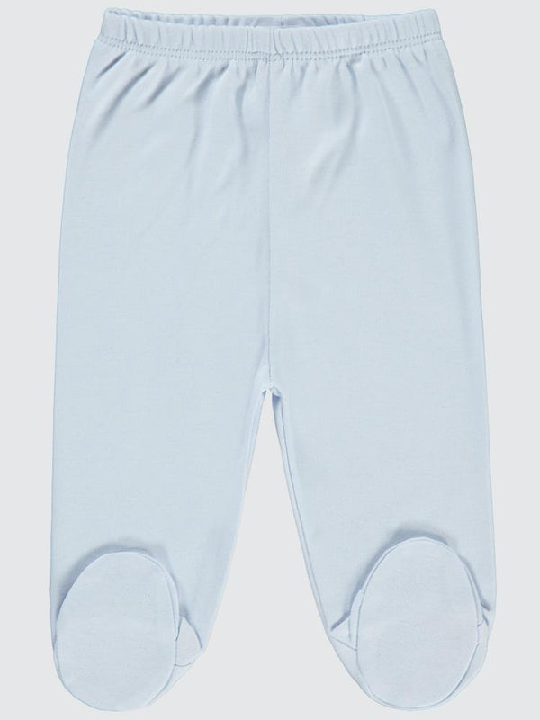 Civil Baby Beli Lastikli 0-9 Ay Unisex Patikli Tek Alt - Mavi