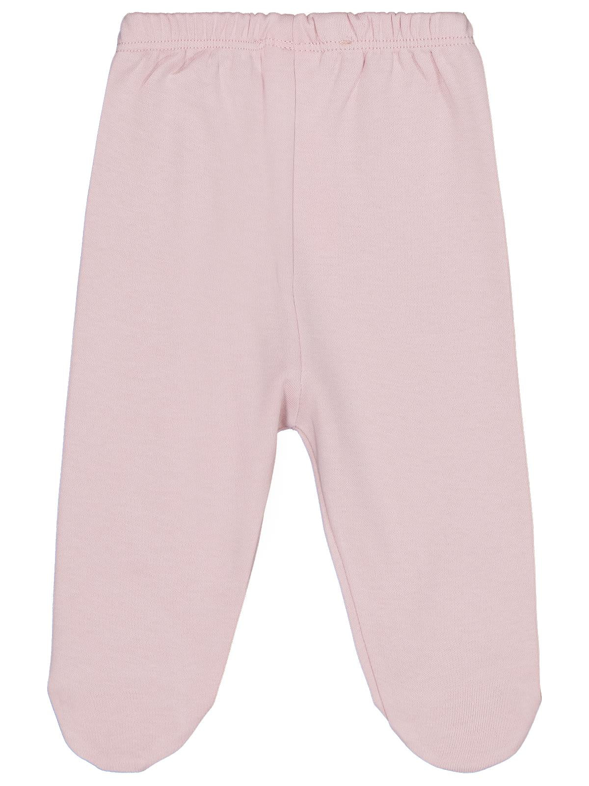 Civil Baby Kız Bebek Beli Lastikli 0-9 Ay Unisex Patikli Tek Alt - Pembe