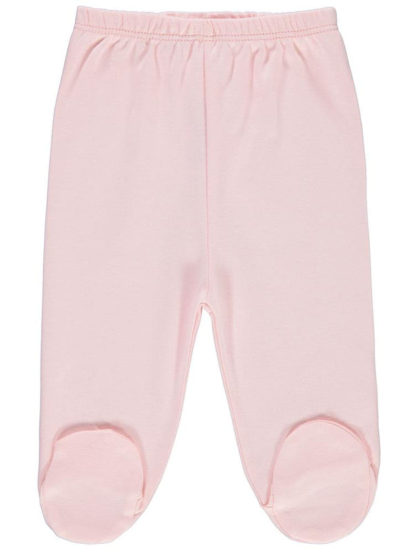 Civil Baby Beli Lastikli 1-9 Ay Unisex Patikli Tek Alt - Pembe