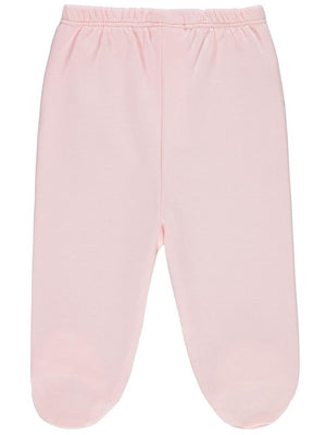 Civil Baby Beli Lastikli 1-9 Ay Unisex Patikli Tek Alt - Pembe