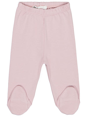 Civil Baby Kız Bebek Beli Lastikli 0-9 Ay Unisex Patikli Tek Alt - Pembe