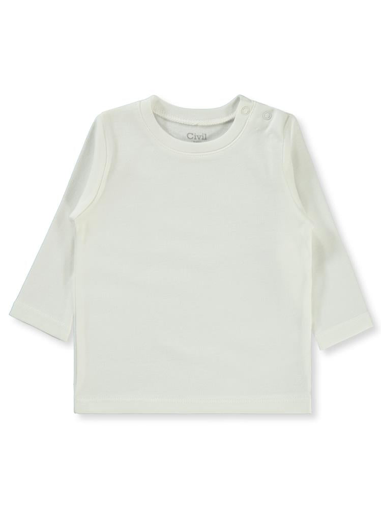 Civil Baby 3-9 Ay Unisex Tek Üst - Ekru