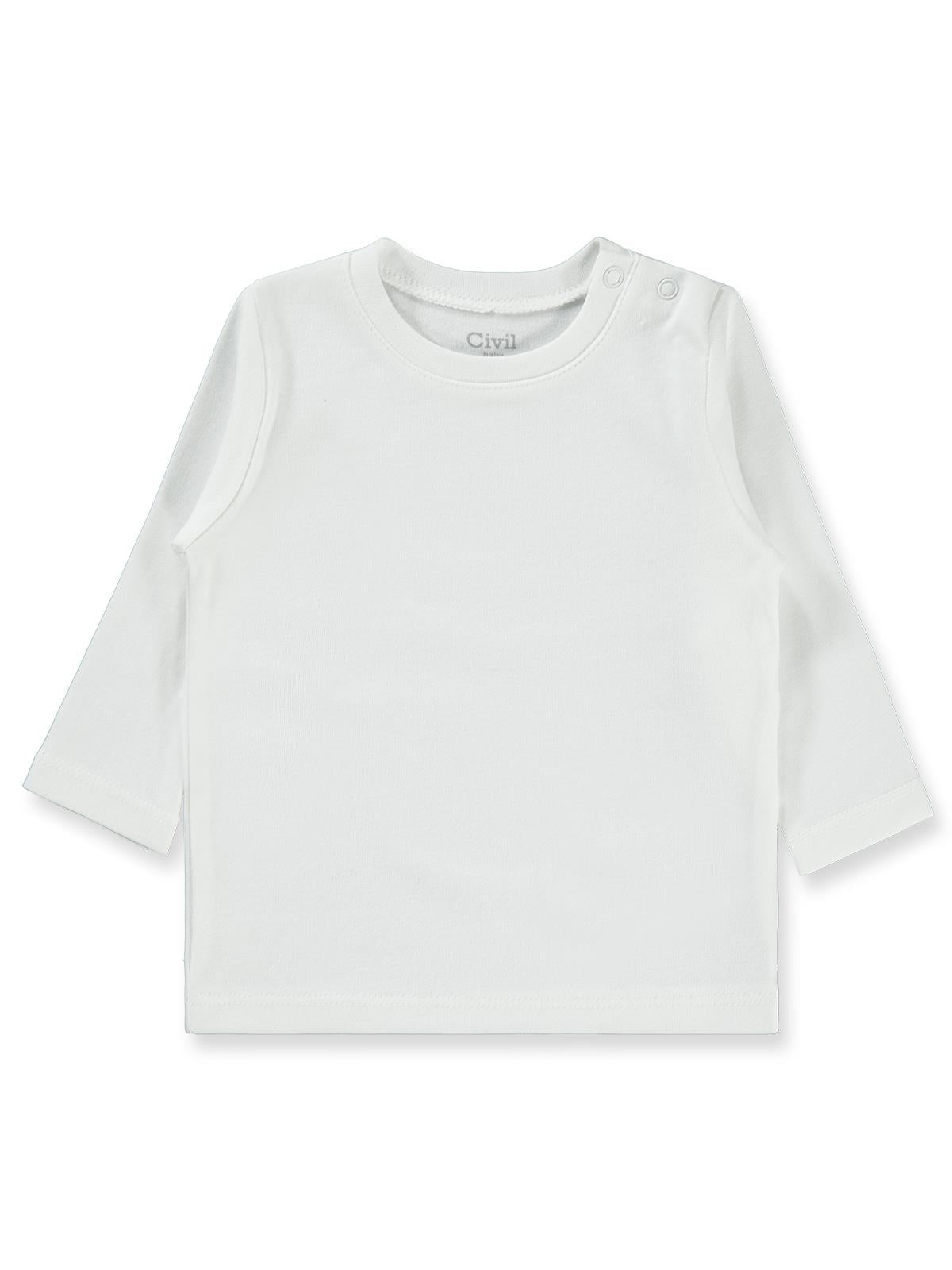 Civil Baby 3-9 Ay Unisex Tek Üst - Beyaz