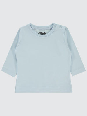 Civil Baby 3-9 Ay Unisex Tek Üst - Mavi