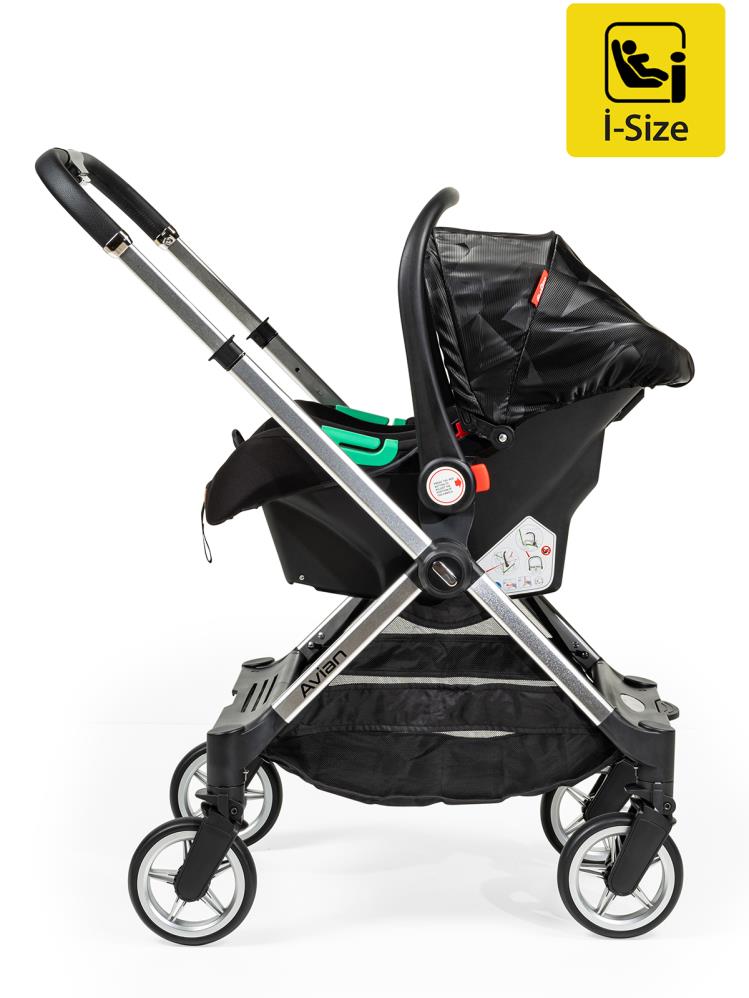 Baby2Go Avian Travel Sistem Bebek Arabası - Siyah
