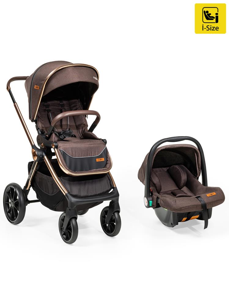Baby2Go Sparrow Travel Sistem Bebek Arabası - Kahverengi