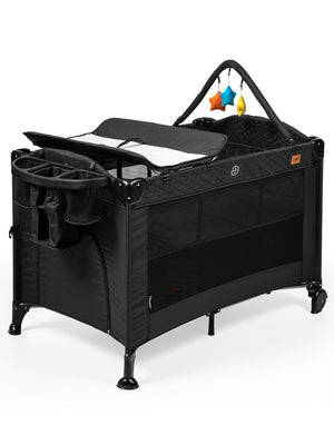 Baby2Go Toucan 70x110 cm Anne Yanı Oyun Parkı - Siyah