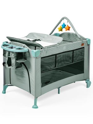 Baby2Go Toucan 70x110 cm Anne Yanı Oyun Parkı - Yeşil