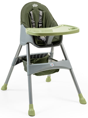 Baby2Go Hamburg Çift Tablalı Mama Sandalyesi - Yeşil