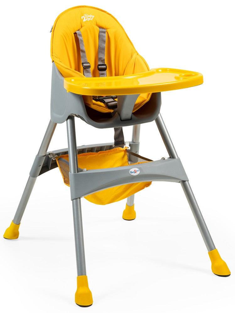 Baby2Go Hamburg Çift Tablalı Mama Sandalyesi - Sarı