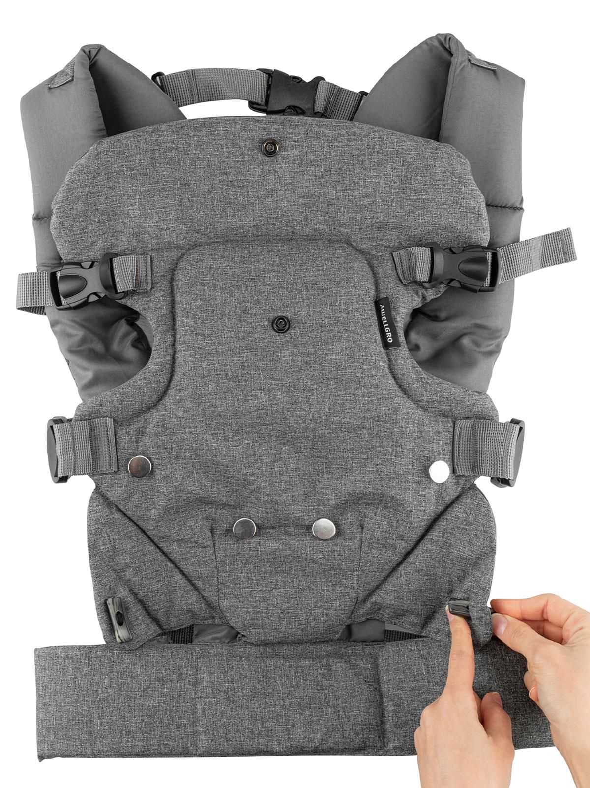 WellGro Comfy Bebek Kanguru - Gri