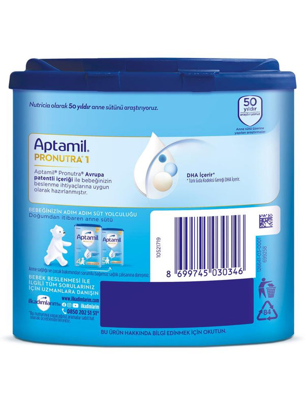 Aptamil 1 Bebek Sütü 350 g 0-6 Ay Akıllı Kutu