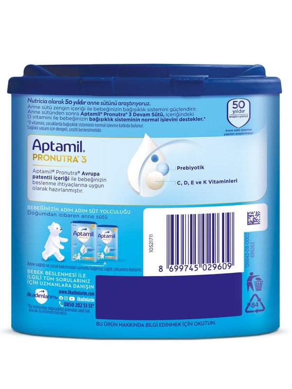 Aptamil 3 Devam Sütü 350 g 9-12 Ay Akıllı Kutu