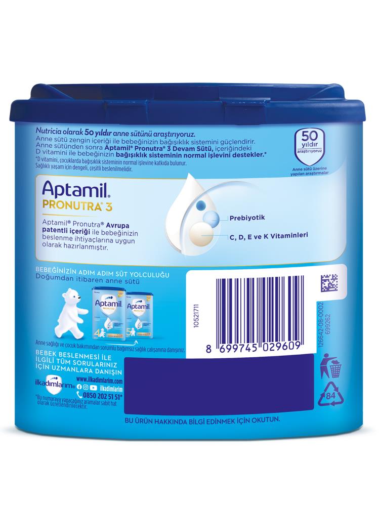 Aptamil 3 Devam Sütü 350 g 9-12 Ay Akıllı Kutu