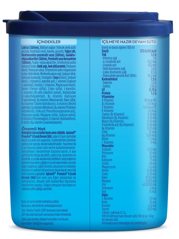 Aptamil 4 Akıllı Kutu Devam Sutu 350 gr