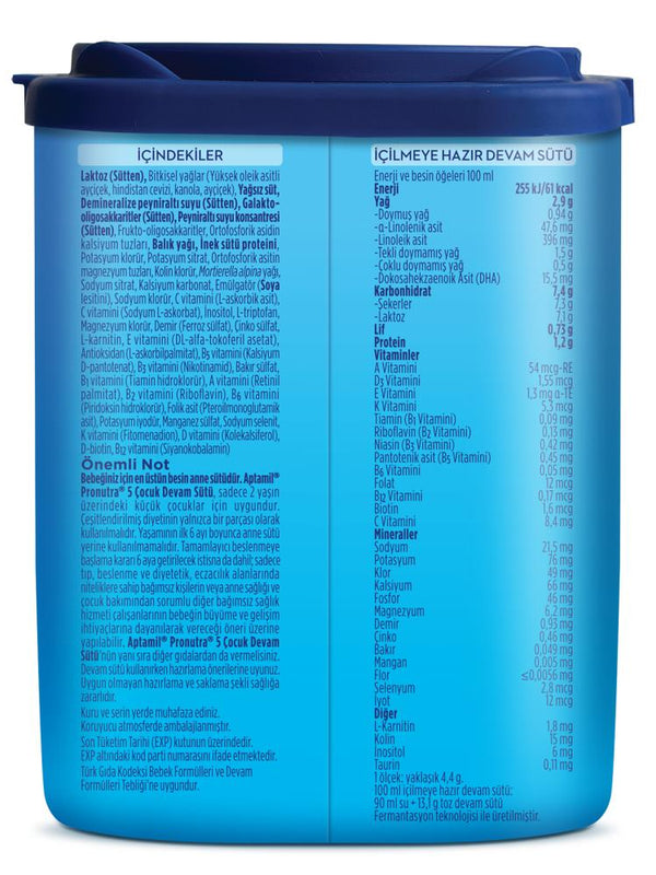 Aptamil 5 Çocuk Devam Sütü 350 gr 2 Yaş