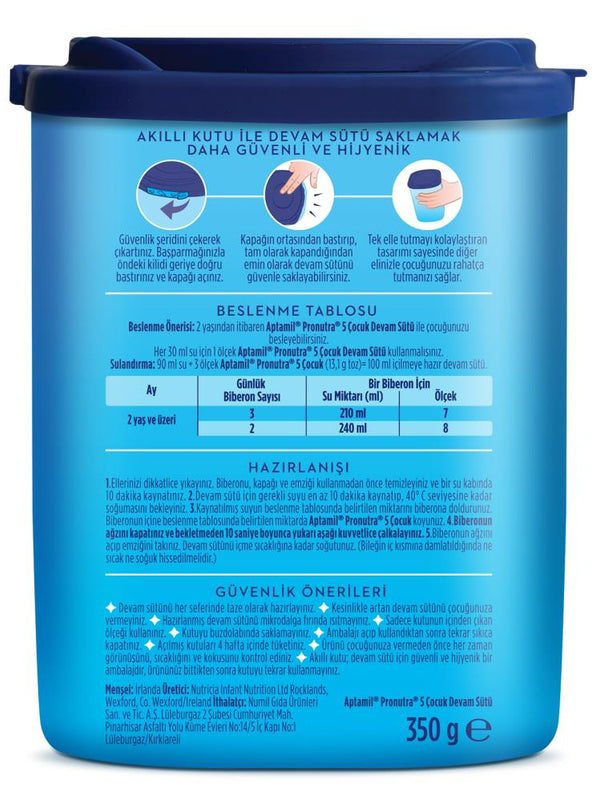 Aptamil 5 Çocuk Devam Sütü 350 gr 2 Yaş