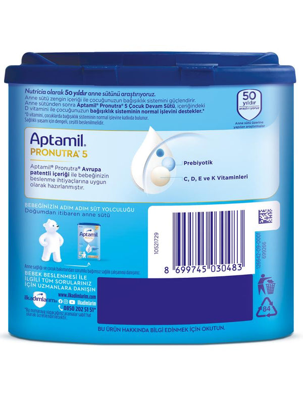 Aptamil 5 Çocuk Devam Sütü 350 gr 2 Yaş