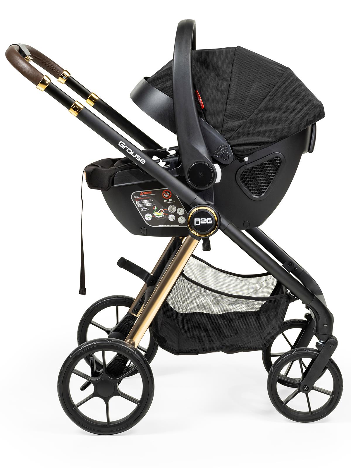 Baby2Go Grouse Travel Sistem Bebek Arabası - Siyah