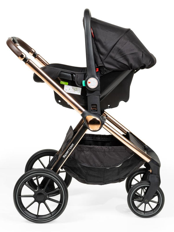 Baby2Go Sparrow Travel Sistem Bebek Arabası - Siyah