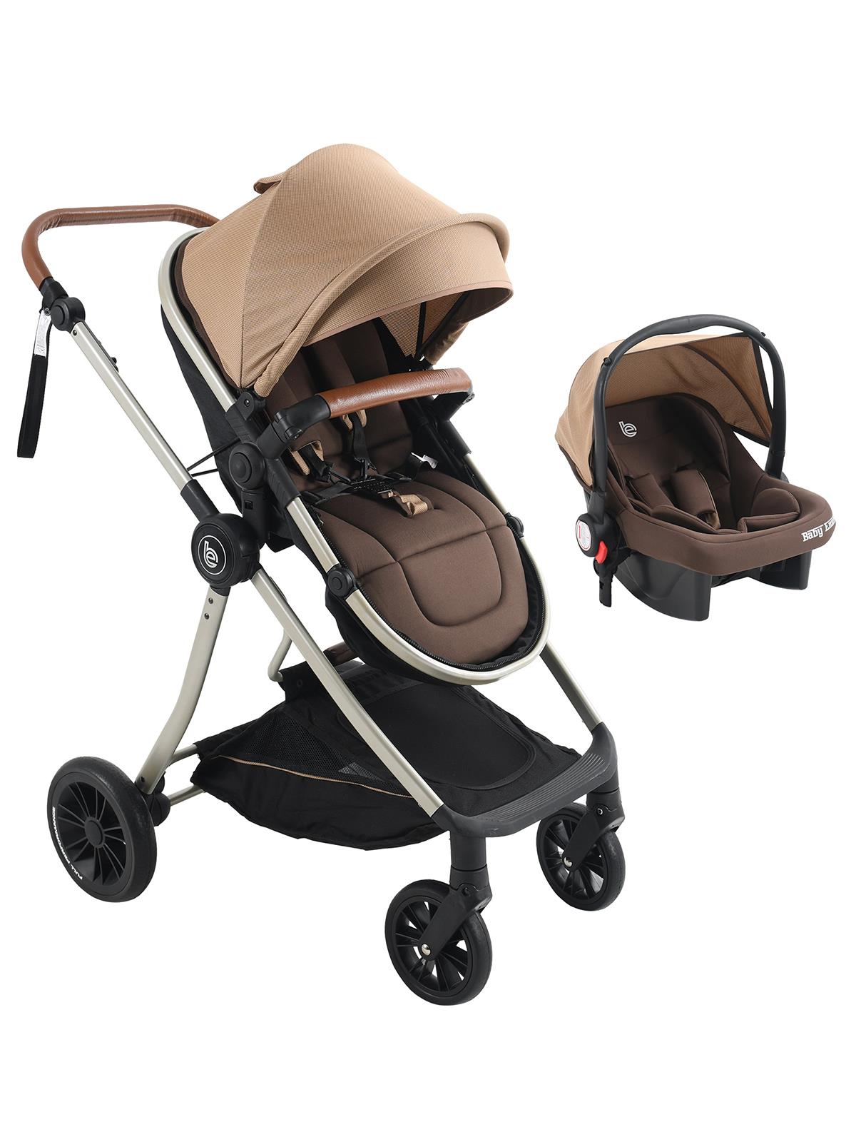 Baby Enzo Long Travel Sistem Bebek Arabası - Kahverengi