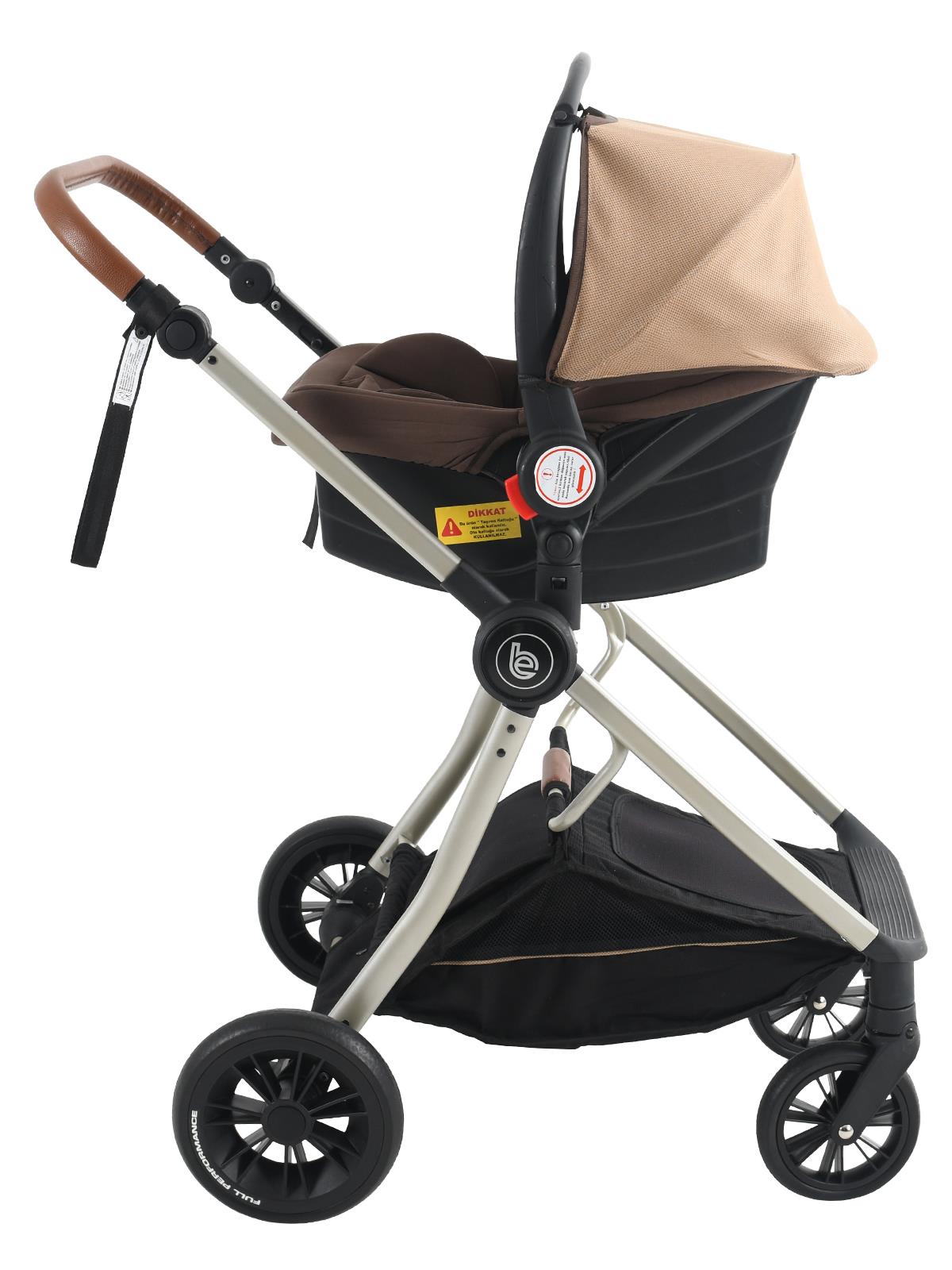 Baby Enzo Long Travel Sistem Bebek Arabası - Kahverengi