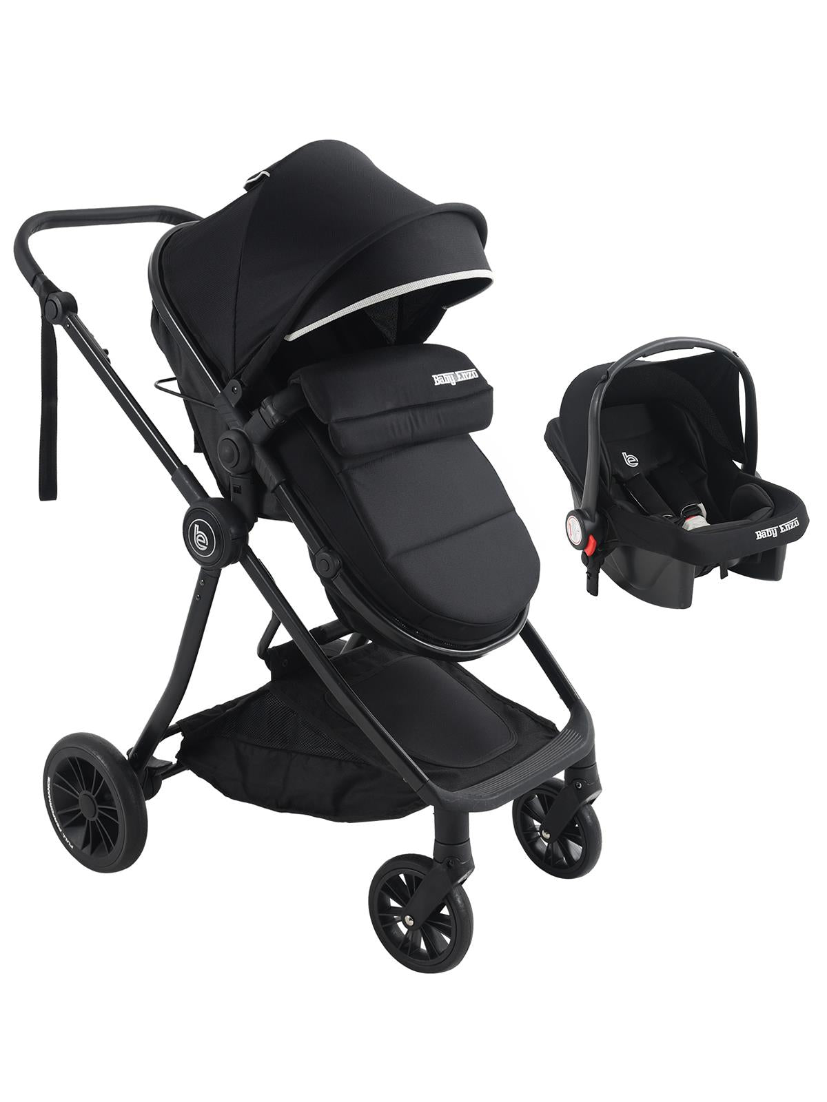 Baby Enzo Long Travel Sistem Bebek Arabası - Siyah