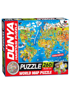 Vardem Oyuncak Dünya Kültür Haritası Puzzle