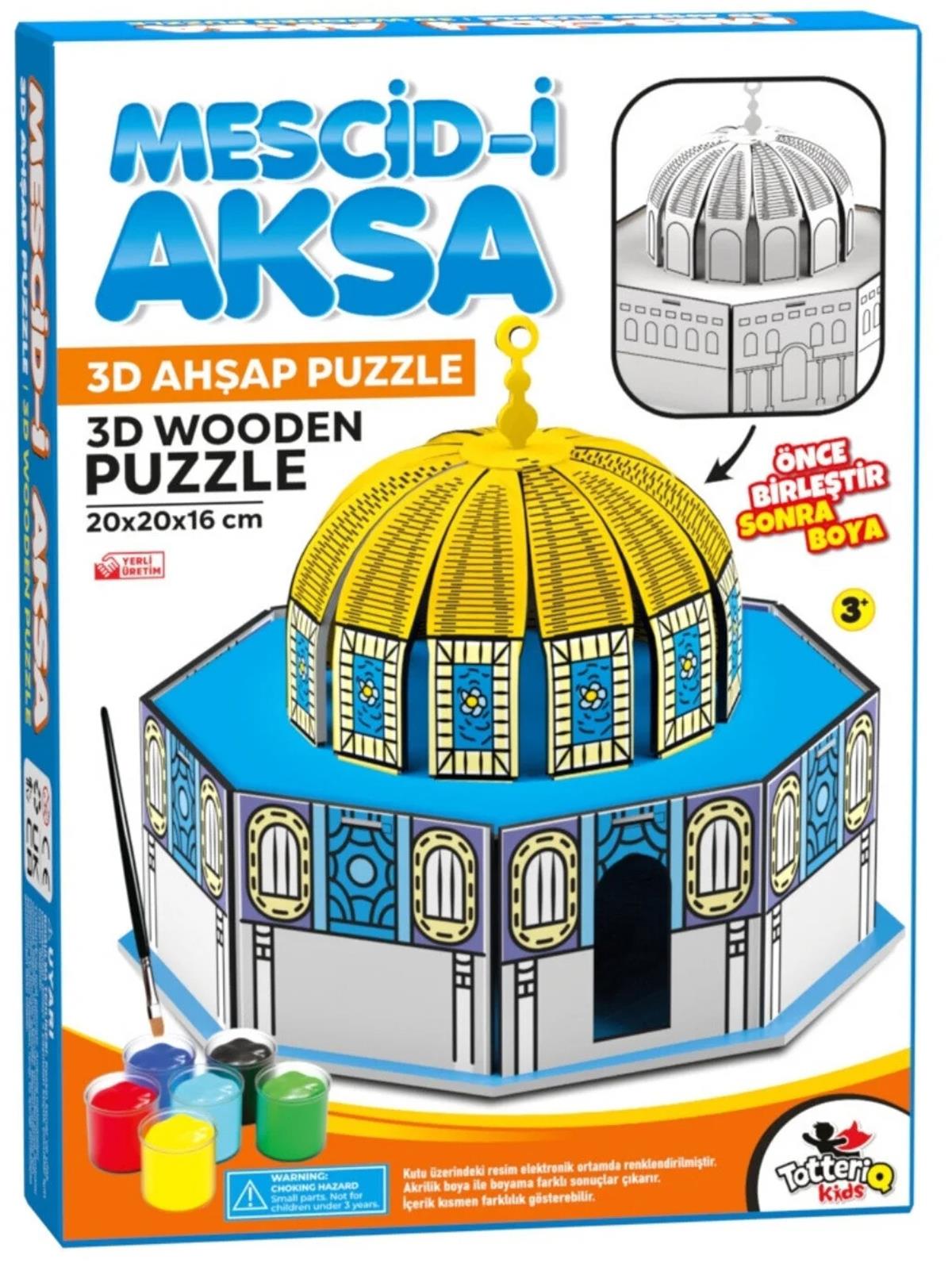 Vardem Oyuncak Mescid-İ Aksa 3D Ahsap Puzzle