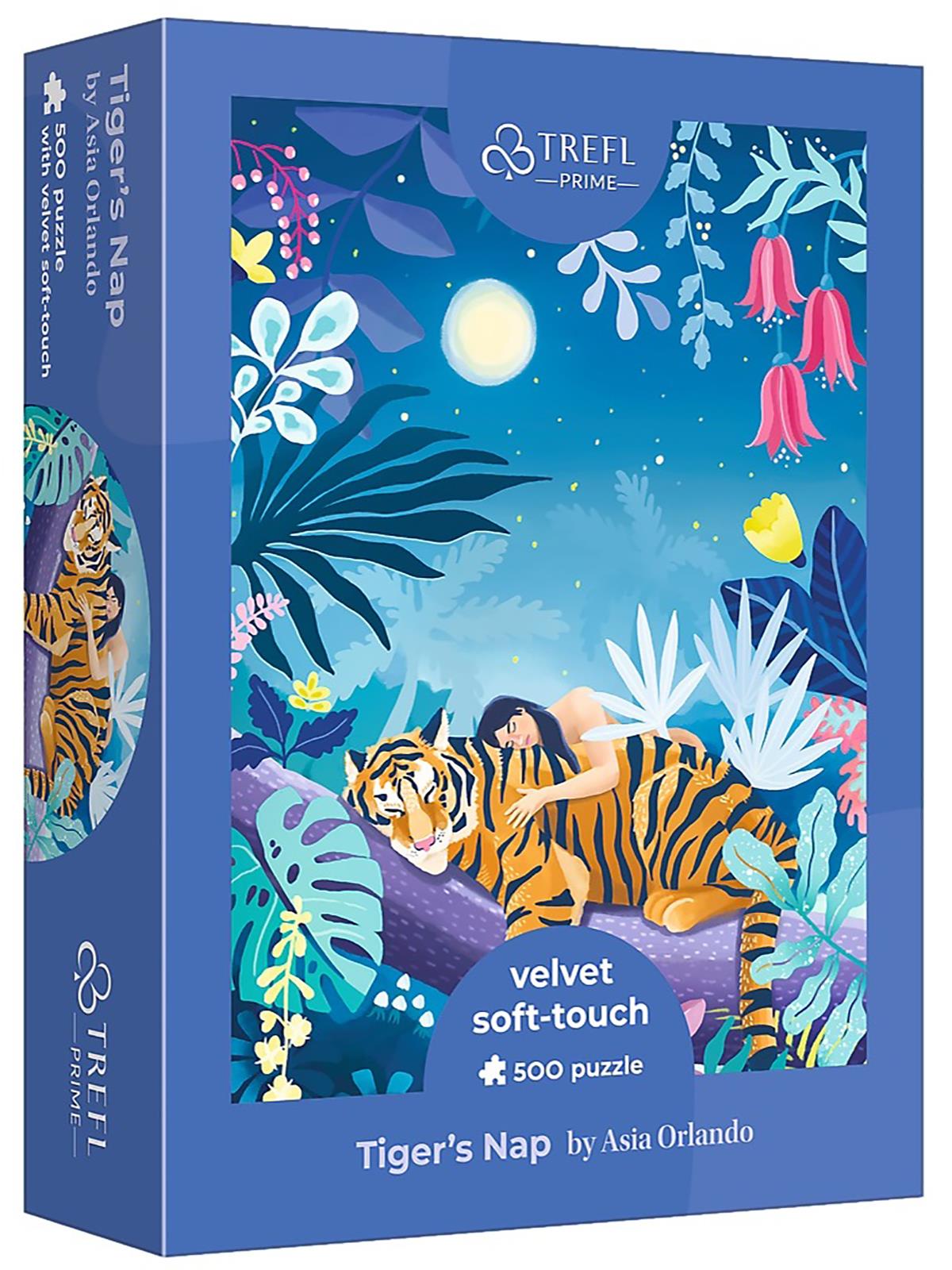 Vardem Oyuncak Trefl 500 Parça Puzzle Tiger'S Nap (34x48cm)