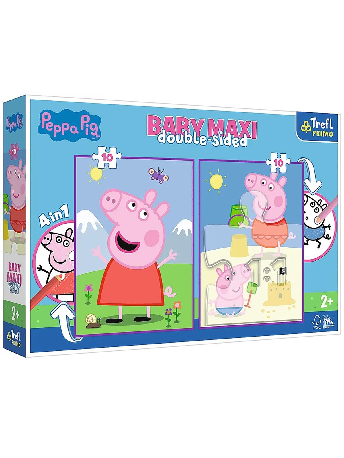 Vardem Oyuncak Trefl Puzzles Baby Maxi 2X10 Peppa Pig (30x40cm)