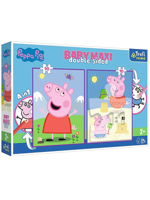Vardem Oyuncak Trefl Puzzles Baby Maxi 2X10 Peppa Pig (30x40cm)