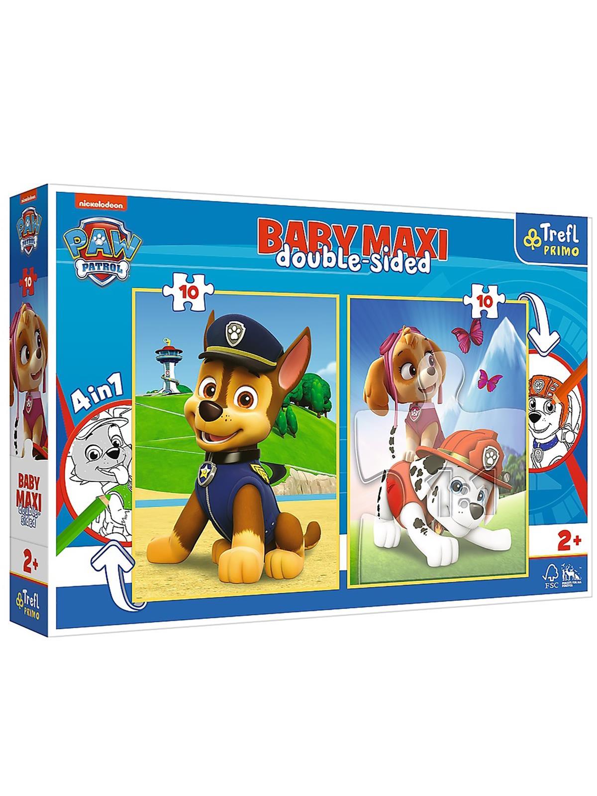 Vardem Oyuncak Trefl Puzzle Baby Puzzle Maxi 2X10 Paw Patrol (30x40cm)