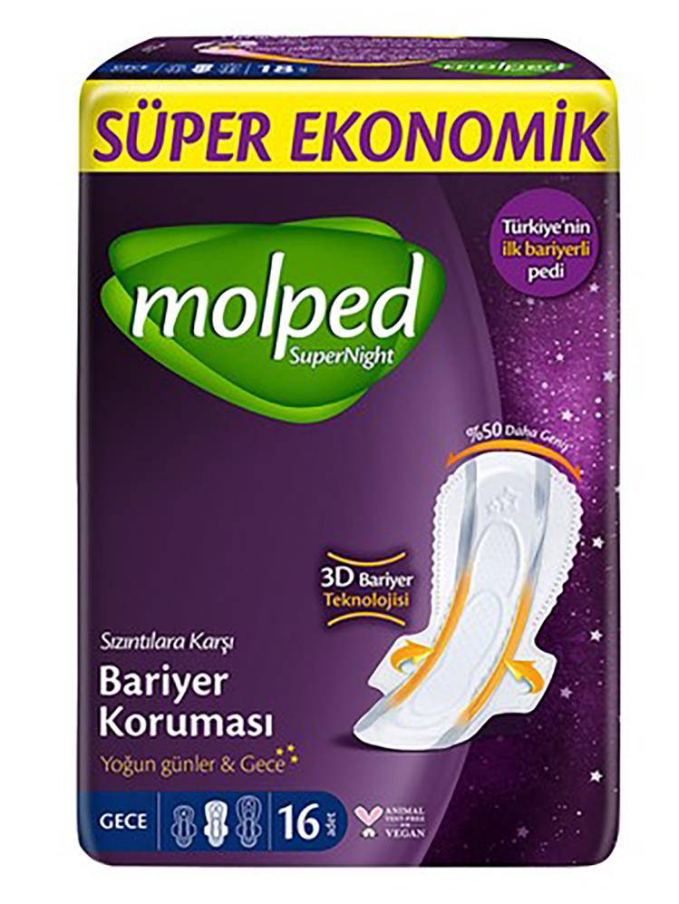 Molped Süpernight Gece 16'lı S.Eko