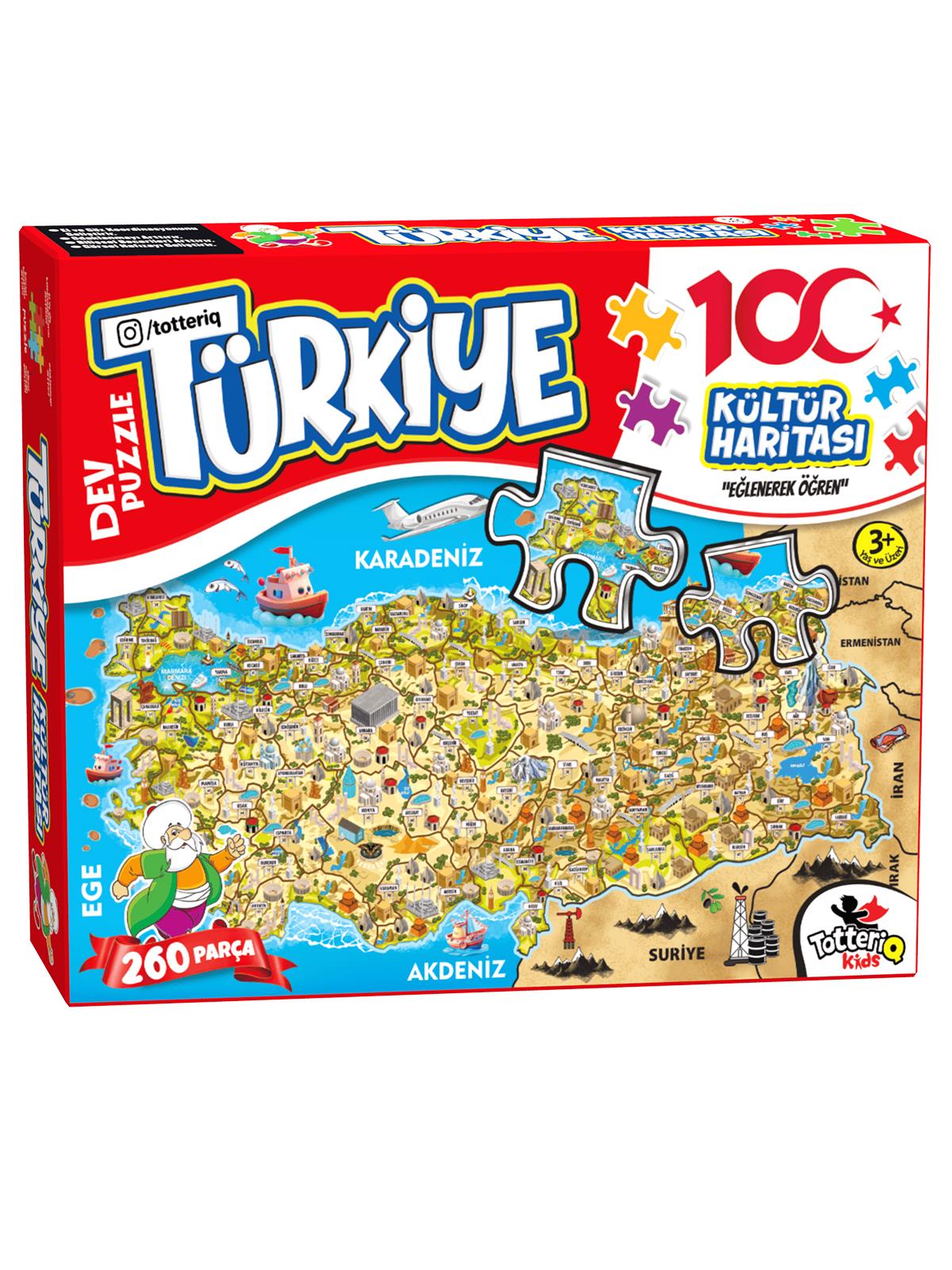 Vardem Oyuncak Türkiye Kültür Haritası Puzzle